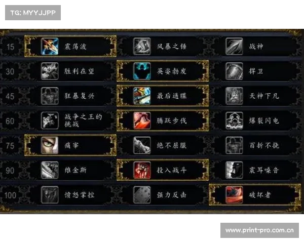 魔兽世界战士技能操作指南